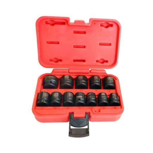 1/2" DR. Impact Socket Set 12 PCS