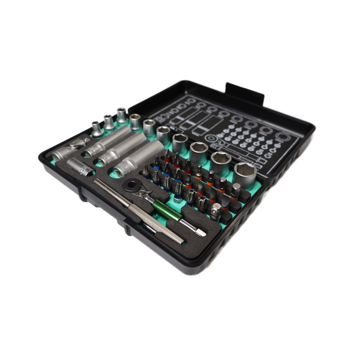 39 Pcs 1/4" Bit Socket Set